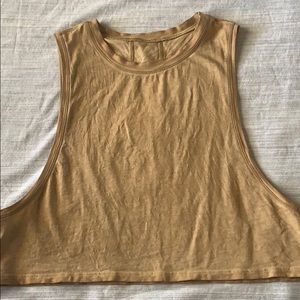 Lululemon muscle crop tank